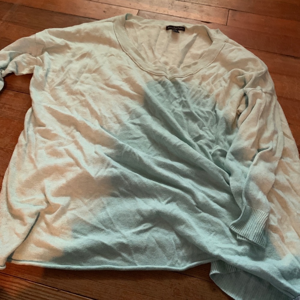 american eagle mint sweater